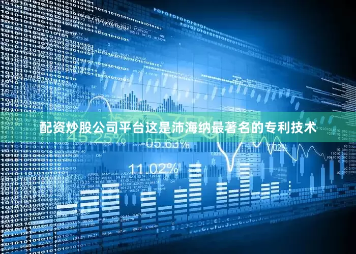 配资炒股公司平台这是沛海纳最著名的专利技术